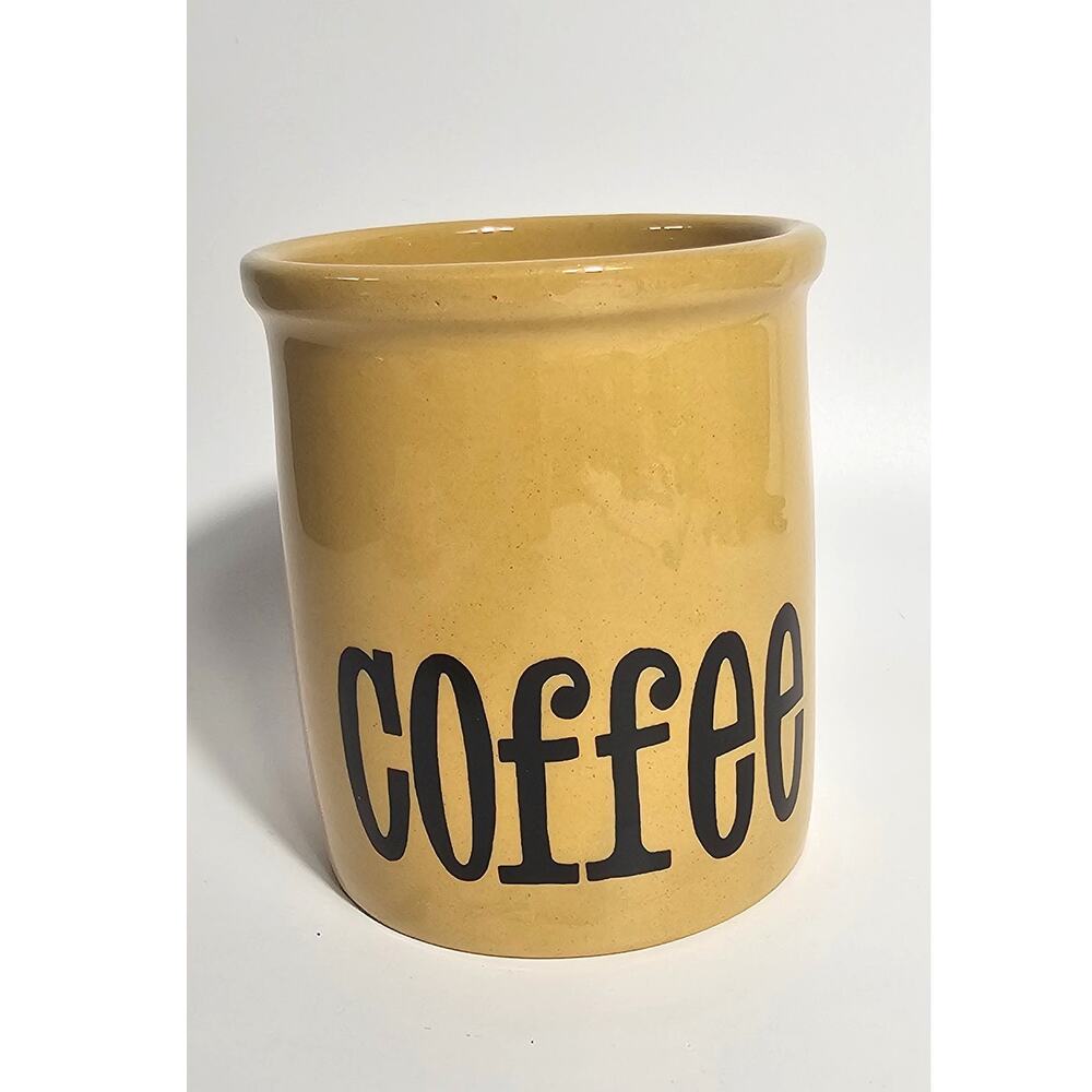 Vintage T.G. Green England "Coffee" stoneware canister 1970s MCM